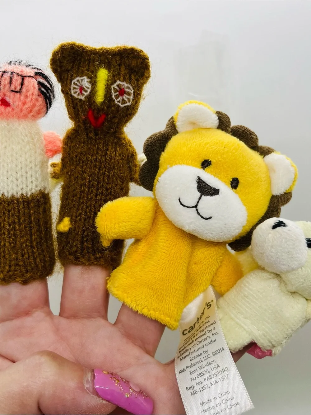 Plush Finger Puppets Lot of 33 Folkmanis Carters Manhattan Toy IKEA